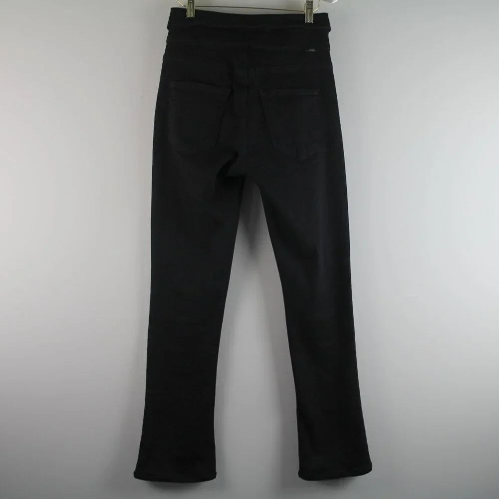 Revolve MOTHER The Triple Stack Runaway Not Guilty Black Belted Jeans 26 - Picture 4 of 8